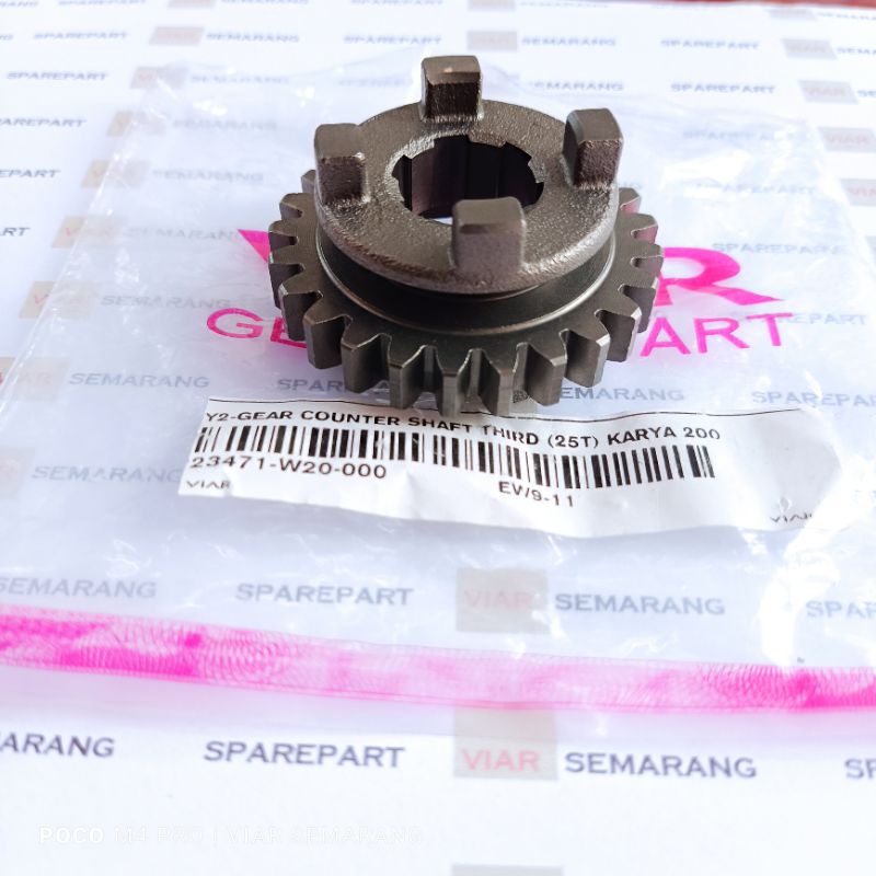 Gigi rasio 3 viar karya 150 / 200 roda 3 Gigi 3 25 T viar gear conutershaft viar roda 3 gigi viar or