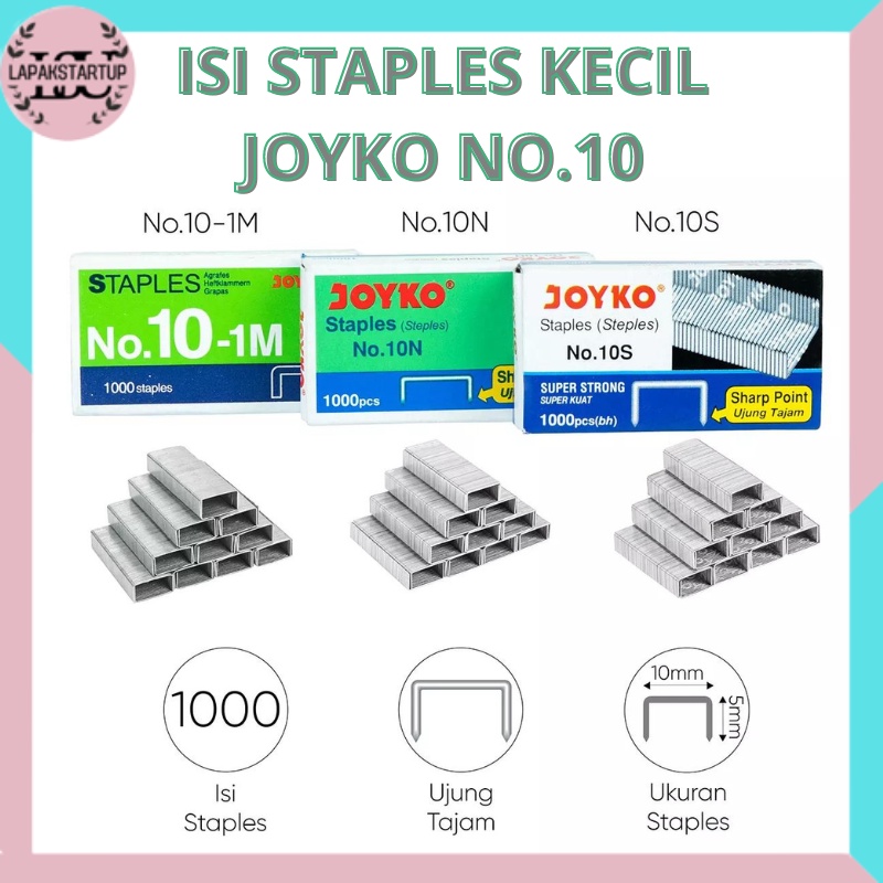 

LS Isi Staples Kecil Joyko No.10 / Isi Staples Joyko Kotak Kecil