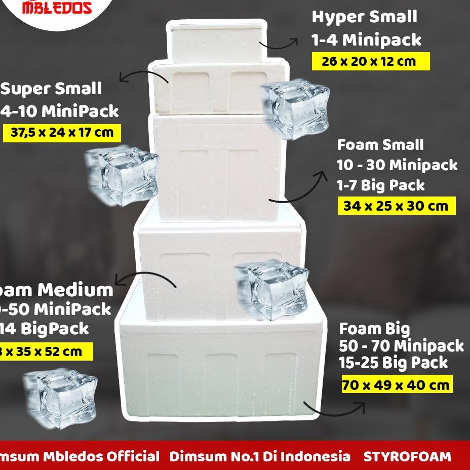 

PRODUK TREND Packing Styrofoam All Size Dimsum Mbledos Frozen Food ♨ 886