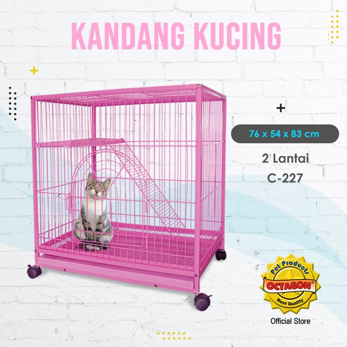 Kandang kucing C227 tingkat