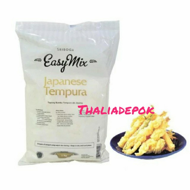 

SRIBOGA EASYMIX TEPUNG TEMPURA 1KG, TEPUNG PREMIX PRAKTIS & ENAK