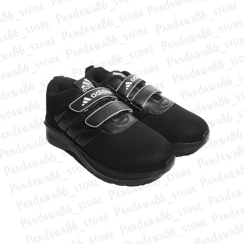 SEPATU ANAK SEKOLAH HITAM TK/SD  LAKI-LAKI PEREMPUAN UMUR 5-15 TAHUN