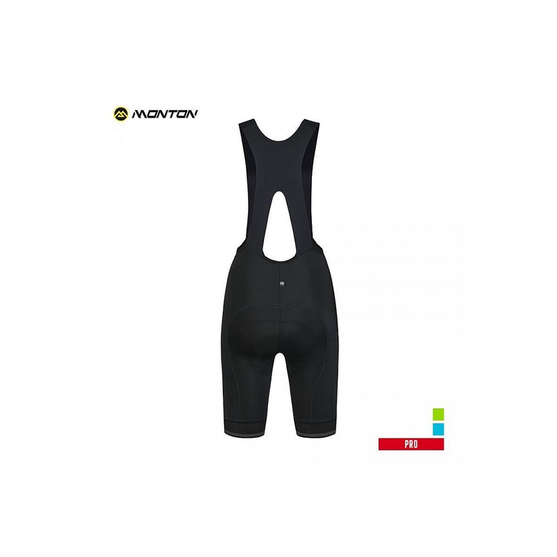 BIB Monton Women DARK NIGHT Cycling Sepeda Gowes Black Pro Series Cewek Roadbike