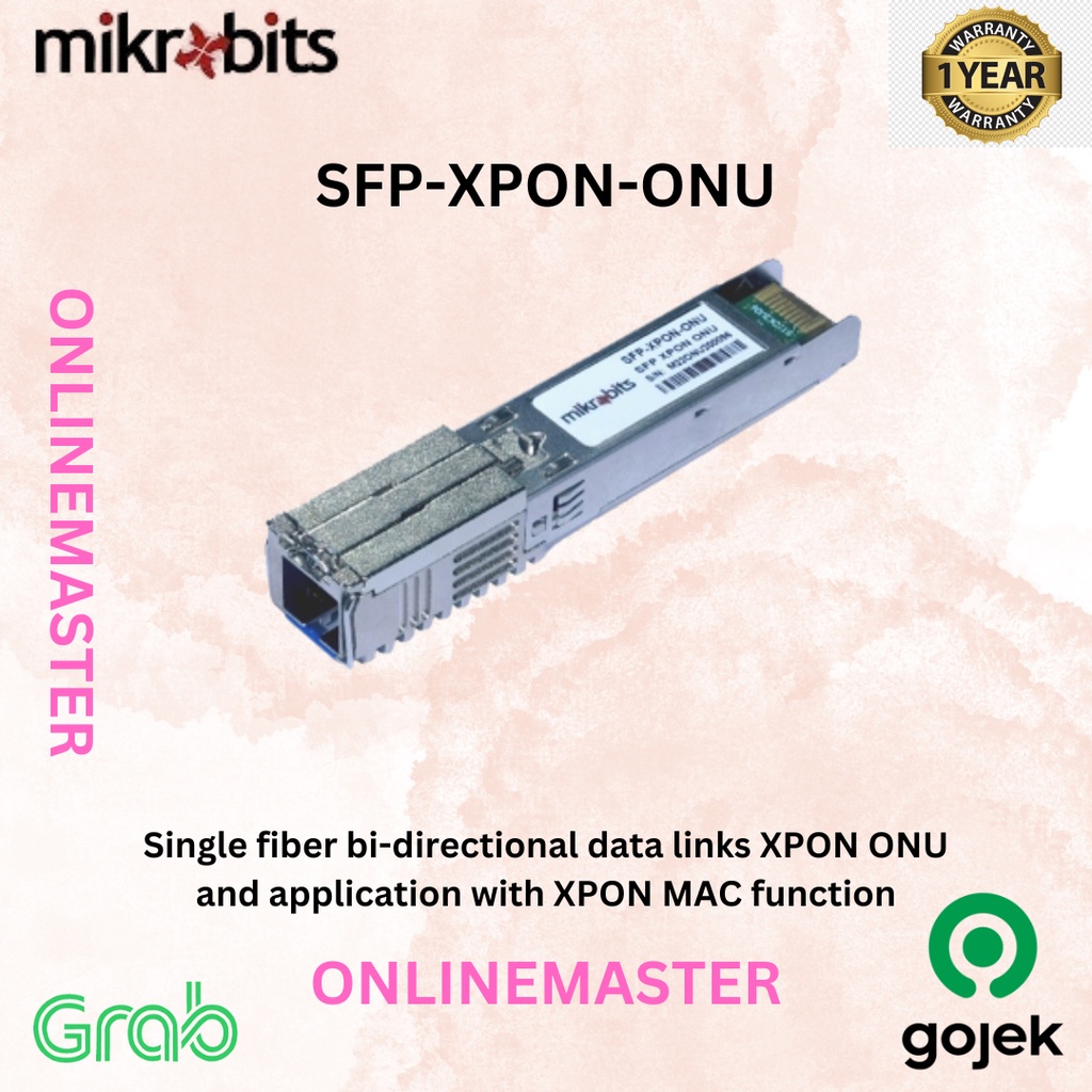 MikroBits SFP XPON ONU SFP-XPON-ONU