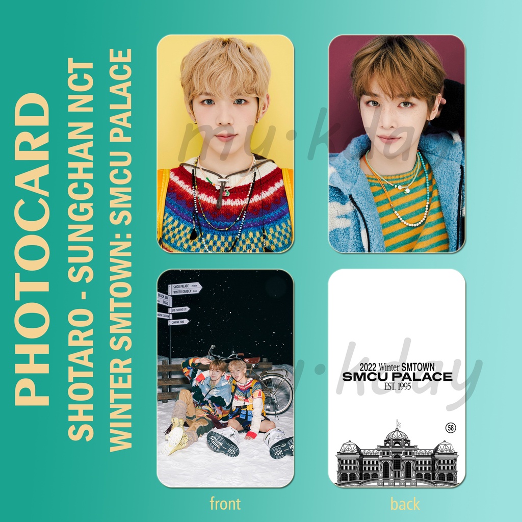 PC-1129, Unofficial Photocard Shotaro - Sungchan NCT WINTER SMTOWN: SMCU PALACE 2 sisi