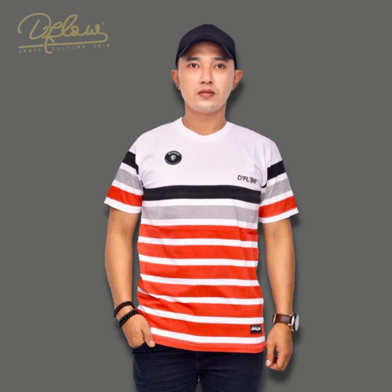 KAOS PRIA D'FLOW FREE STICKER