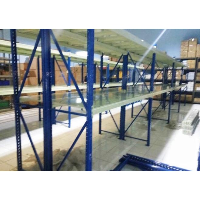 Rak Gudang Medium Duty Tinggi 2 Meter 2 Level Starter . Rak Industri