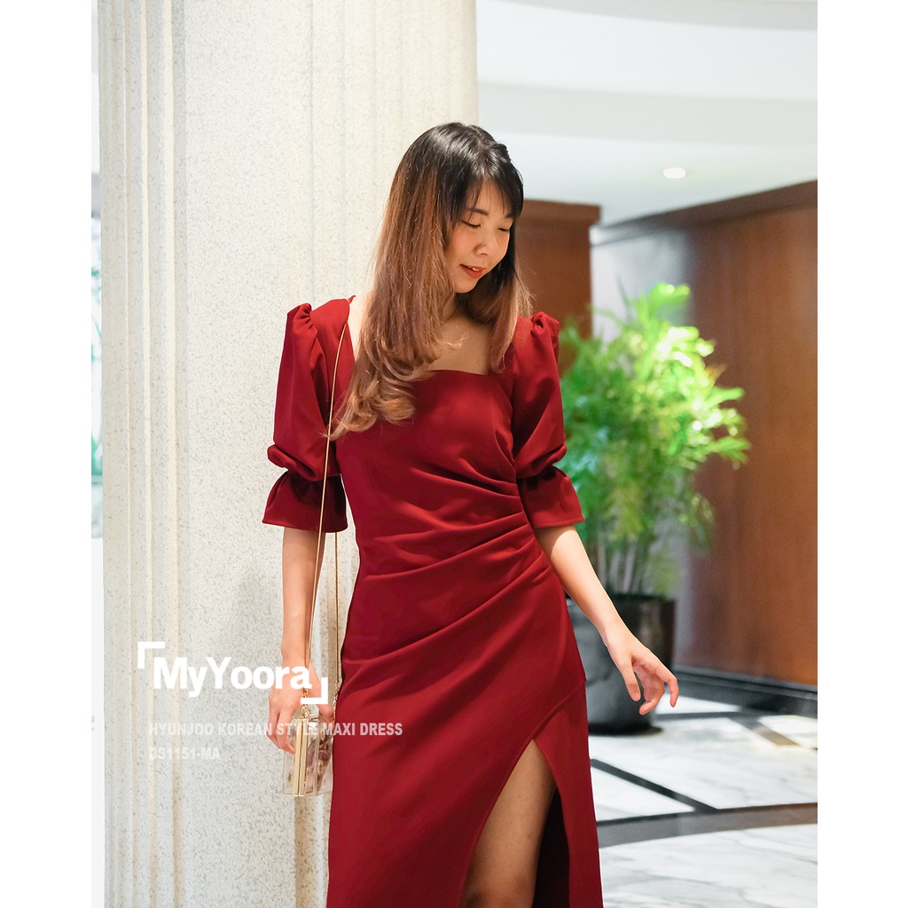 MyYoora Hyunjoo Korean Style Maxi Dress DS1151