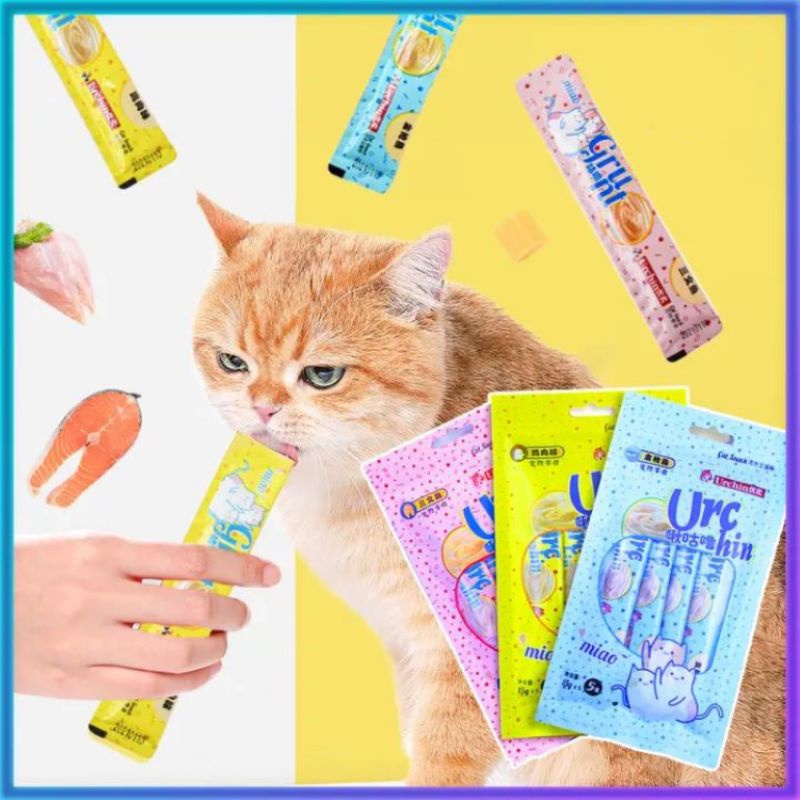 Snack Kucing Basah Miao Creamy Treats 15 gr