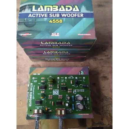 Siap Kirim Kit aktif subwoofer preamplifier 2.1
