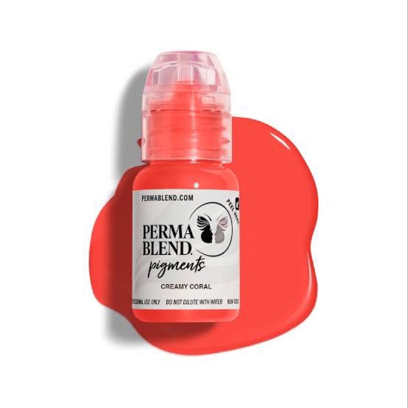 PERMABLEND PIGMENTS WARNA CREAMY CORAL BIBIR USA 15ML