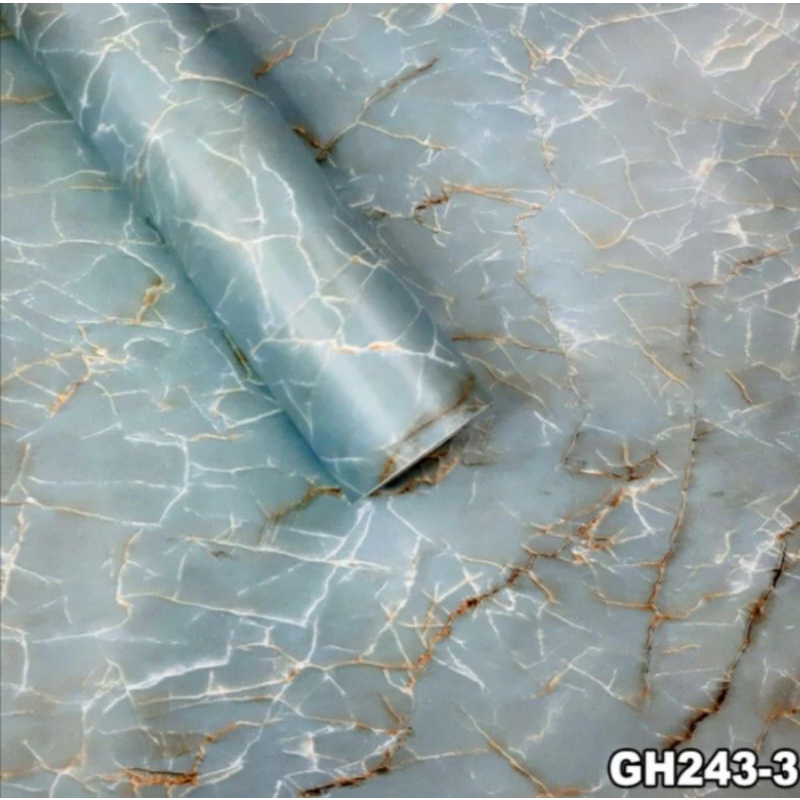 wallpaper sticker dinding motif marmer granit