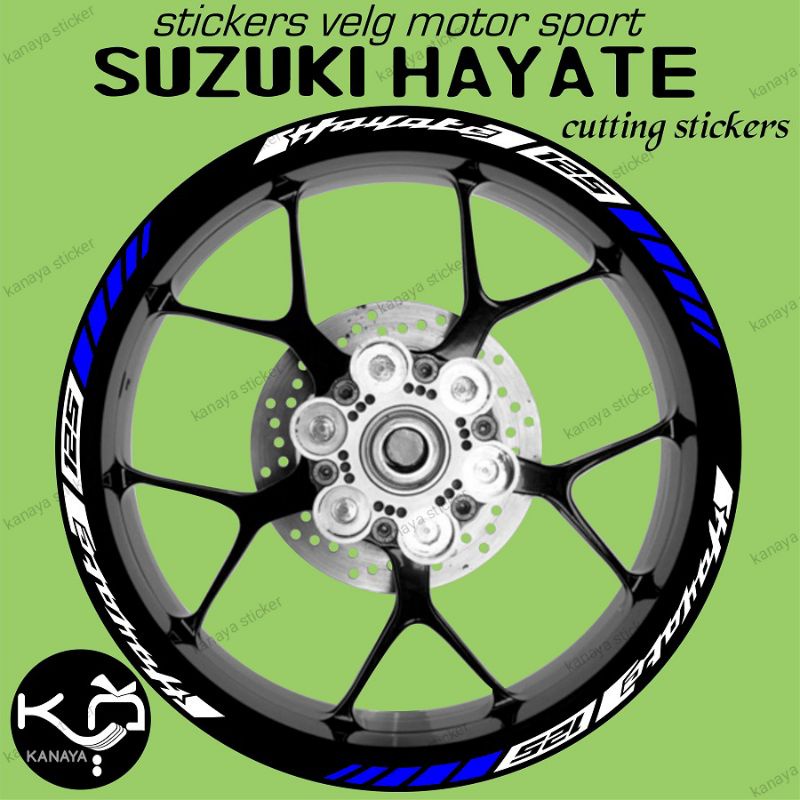 stiker velg suzuki hayate 16 inch