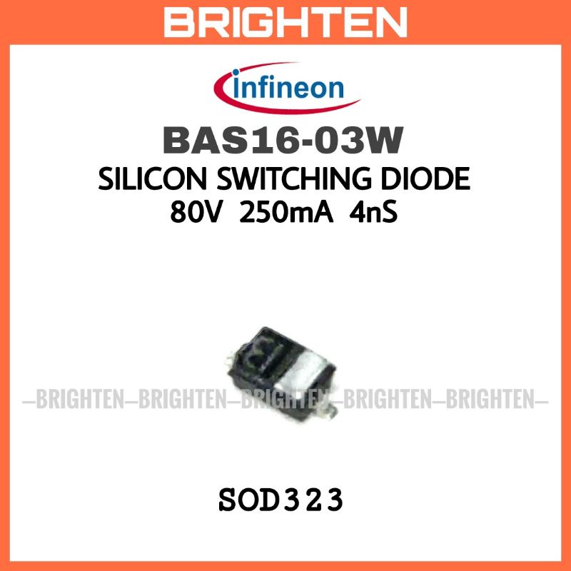 INFINEON BAS16-03W Switching Diode 4nS SMD