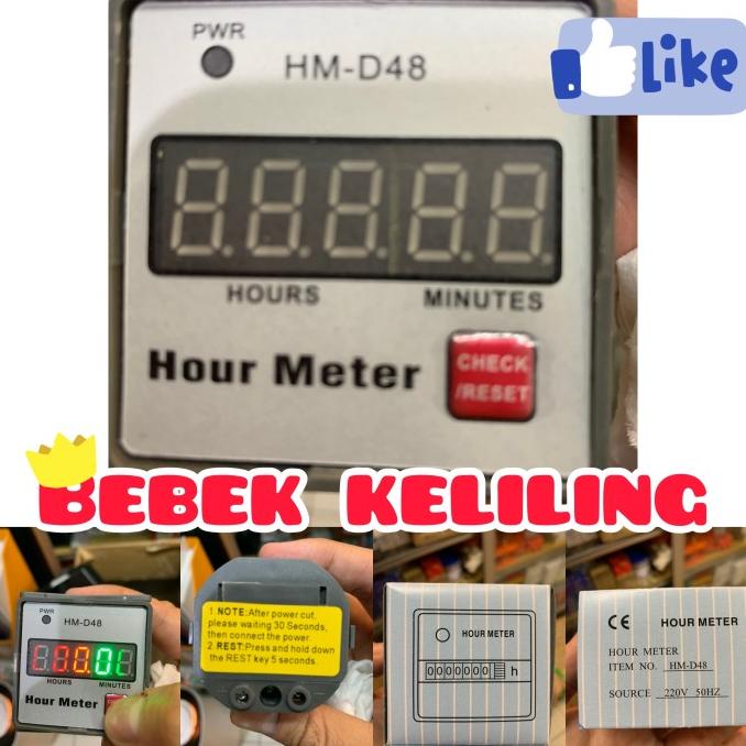 Hour Meter Hm-D48 / Hour Meter Digital / Hour Meter