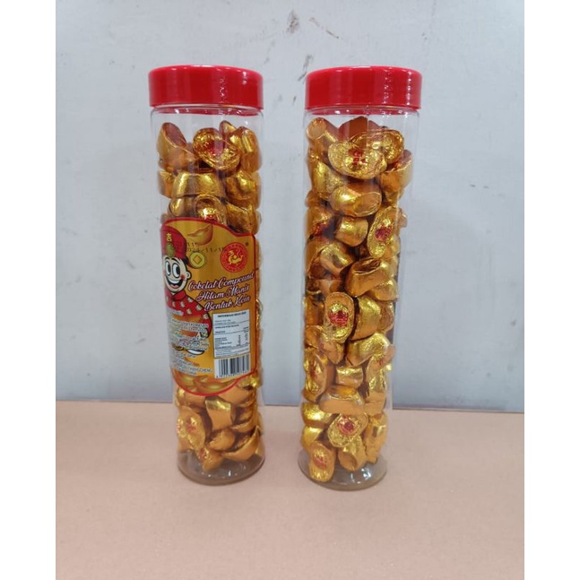 

COKELAT COMPOUND BENTUK KOIN EMAS "CHEN LIANG JI" 300 Gram.