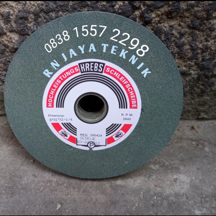 Jual Grinding Wheel 8"Inch Batu Gerinda Poles Asah 8X1X11/4 Gc 80