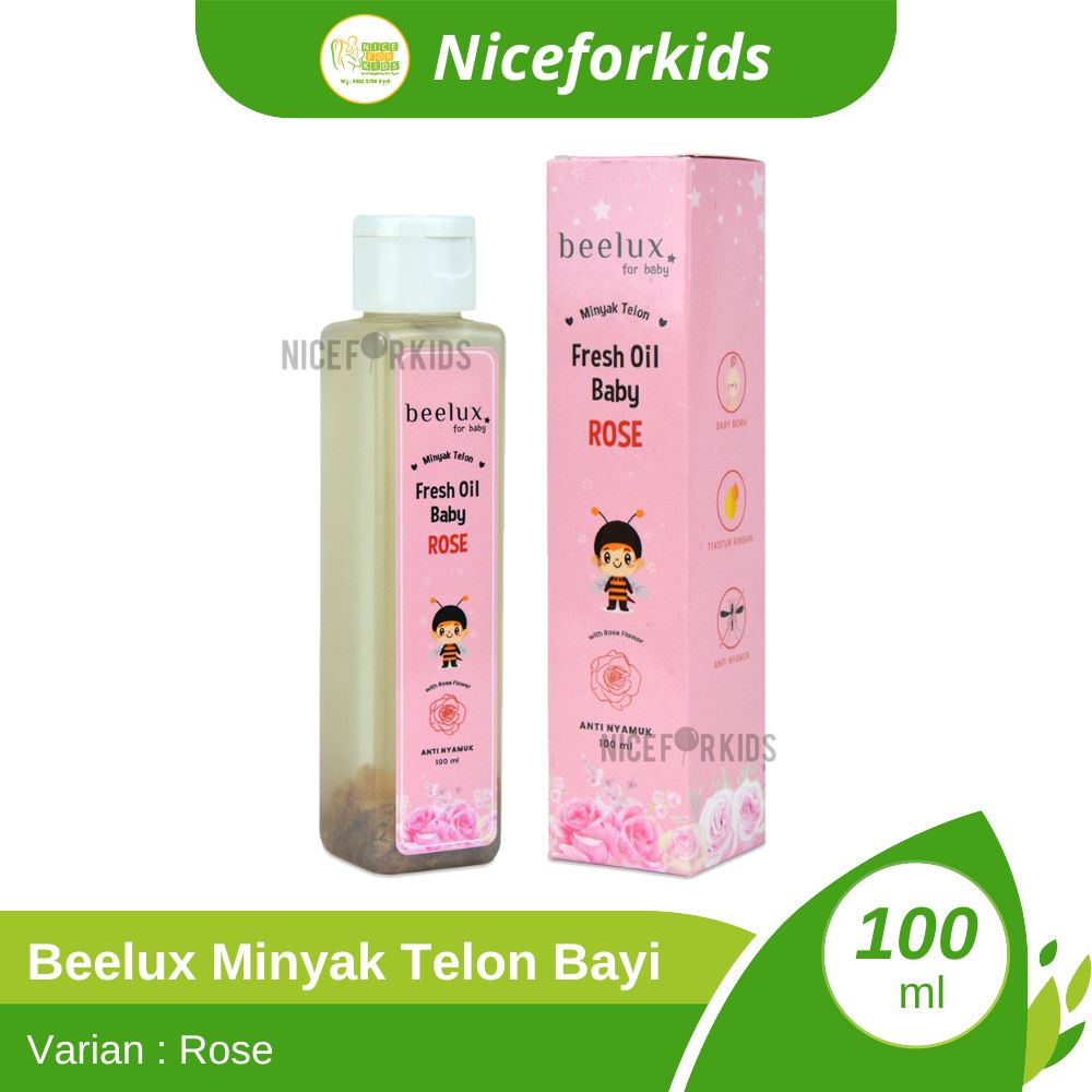 Beelux Minyak Telon Bayi 100ml Aromatic Fresh OIl Baby Anti Nyamuk Wangi Tahan Lama