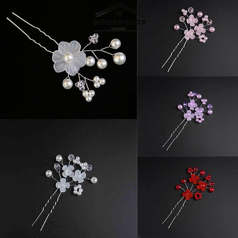 COD❤️Bunga Pengantin Mutiara Jepit Rambut Kecil Aksesoris Pernikahan Aksesoris Kepala Wanita- cl