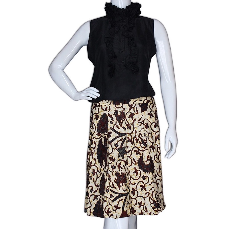 Rok Pendek Batik Klok Bawahan Kebaya Tradisional Classic