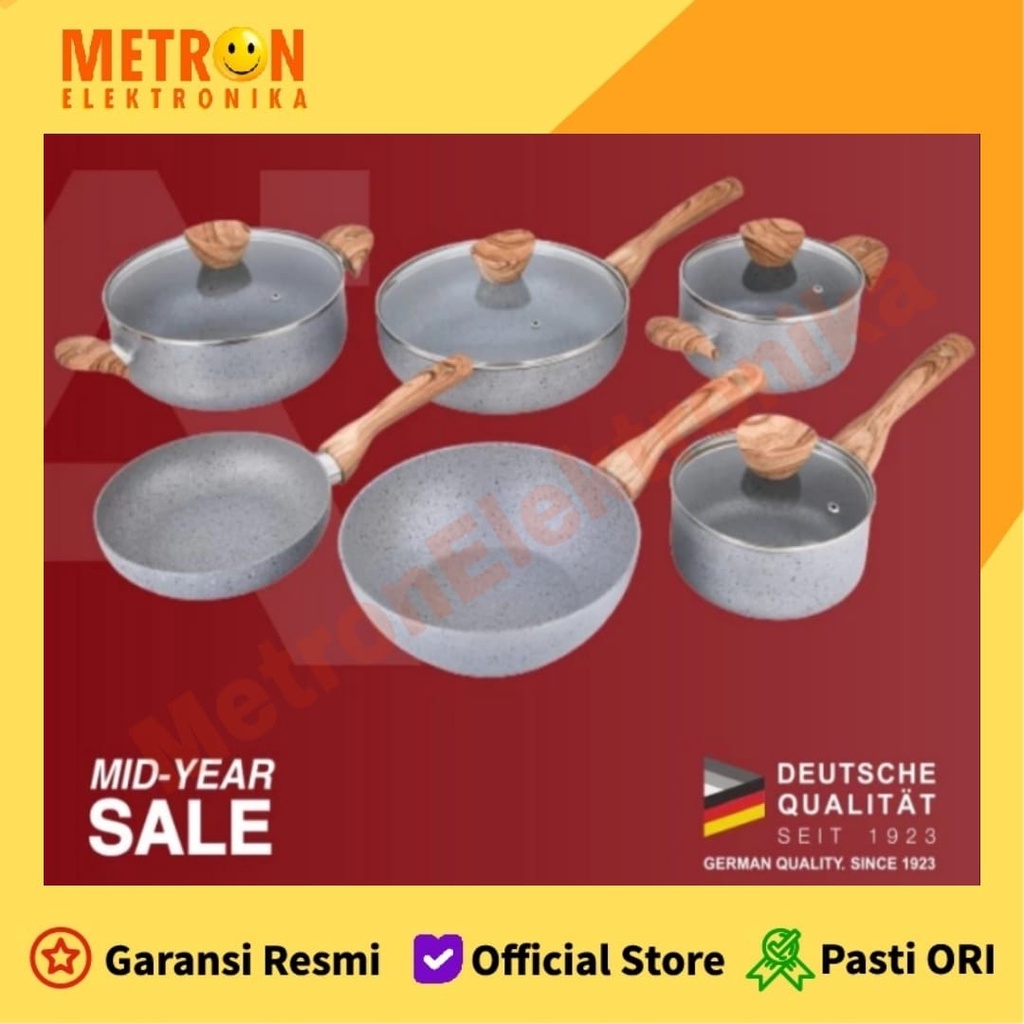 Hafele Premium Cookware Set - Perlengkapan &amp; Peralatan Masak ecom 10 pcs