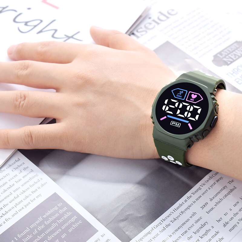 ✅COD [BBS] Jam Tangan Digital Sport Wanita Dan Pria Rubber Watch LED Fashion Import JT-PL