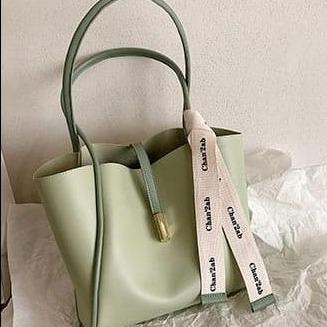 SweetSally - Angio Tote Bag Tas kuliah Cewek Korea ( Pita Twilly dijual terpisah )