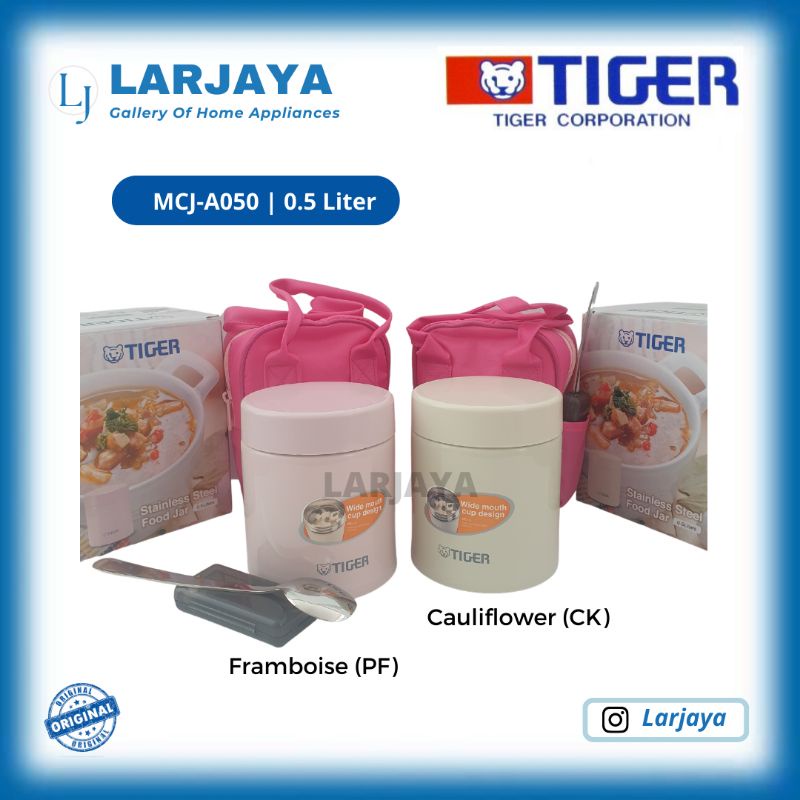 FOOD JAR 500ml TIGER MCJ-A050 | Termos Soup Bubur TIGER + Tas