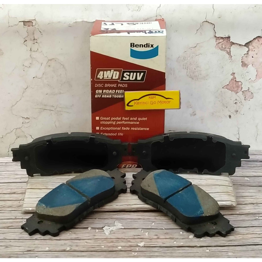 BRAKE PAD KAMPAS REM BELAKANG ALPHARD 2016 BENDIX DB2419 4WD