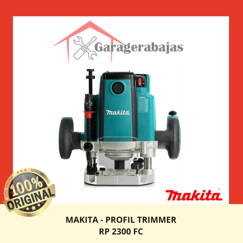 Makita Rp2300fc  Rp 2300 Fc Mesin Profil Trimmer 12mm