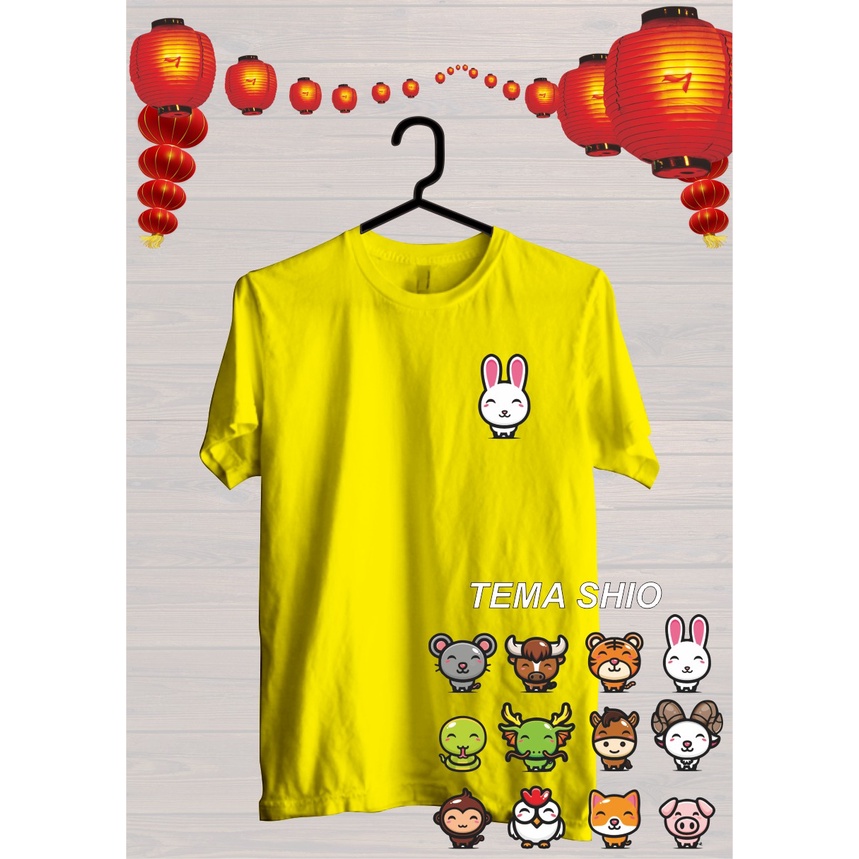 BAJU IMLEK 2023 / KAOS IMLEK TAHUN KELINCI / KAOS IMLEK 2023 / BAJU SINCIA / KAOS GONG XI FA CAI / K