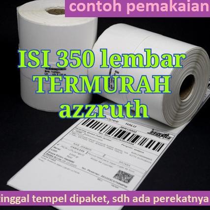 

LABEL BARE 100 X 150 MM KERTAS STICKER DIRECT THERMAL 100X150 MM ISI 350 TERLARISS...,,,,,
