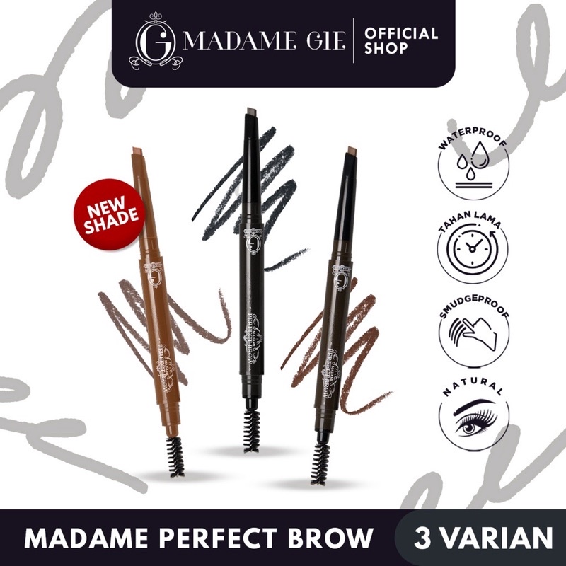 MADAME GIE PERFECT BROW (PENSIL ALIS + SIKAT)