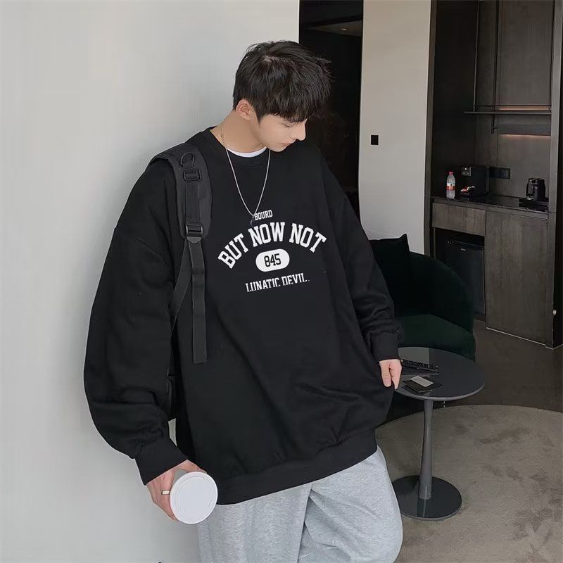Sweater Oversize (S - 6XL) Crewneck Korean Style Bigsize BUT NOT NOW Jaket Jumbo Pria Wanita Fleece Premium XXXXL 4XL 3L XXL Mocca Benhur khakhi Grey Coksu Brown JaKetin Aja Sweater Caramel BIG SIZE biru electrik