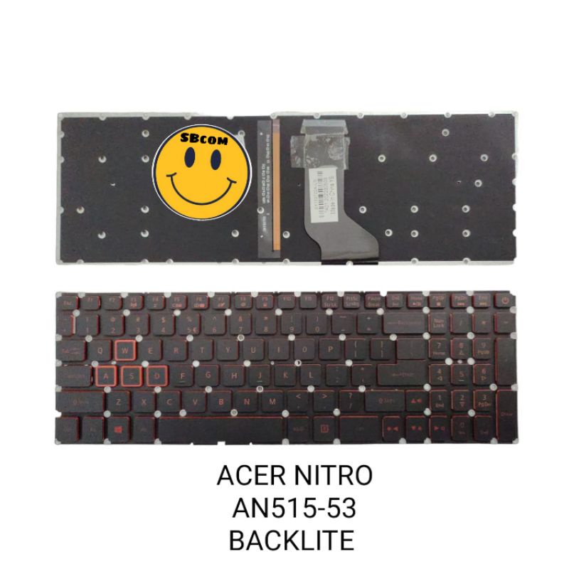 Keyboard acer nitro 5 AN515-51 AN515-53 AN-515-52 backlite