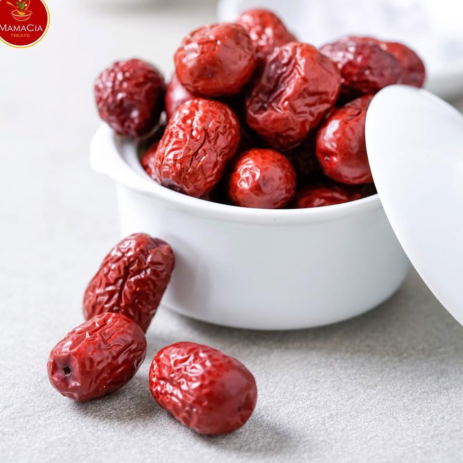 

[S-6-T ♫♪] Mamacia Treats Angco / Kurma Merah / Red Dates / Kurma Cina / Red Jujube / Hang Zou 250 - 500 Gram-langsung kirim