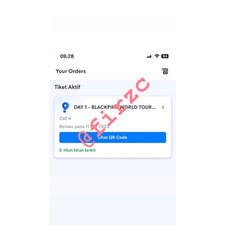 TIKET CAT 4 BLACKPINK BORN PINK CONCERT JAKARTA DAY 1
