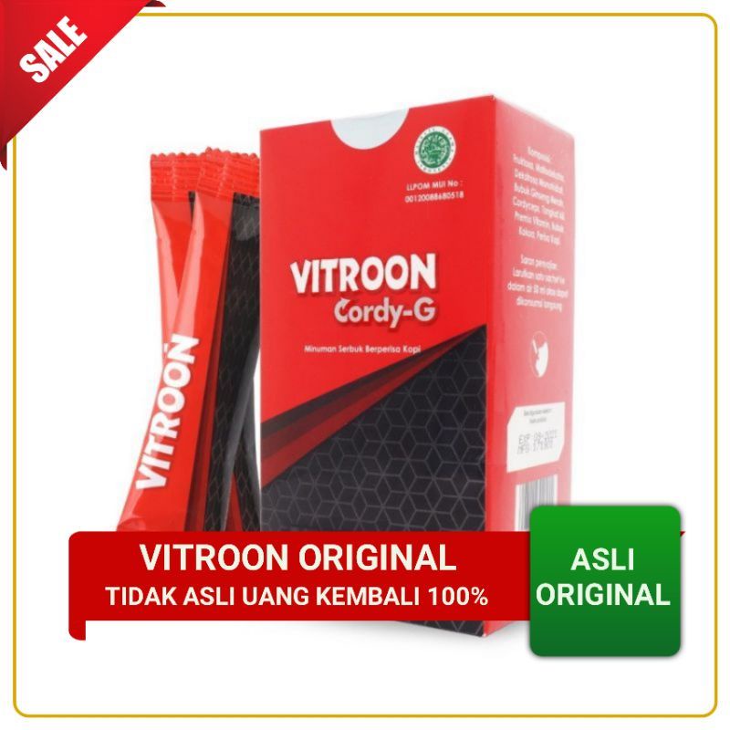 

VITROON VITRON CORDY G SACHET Orginal 100% Bergaransi