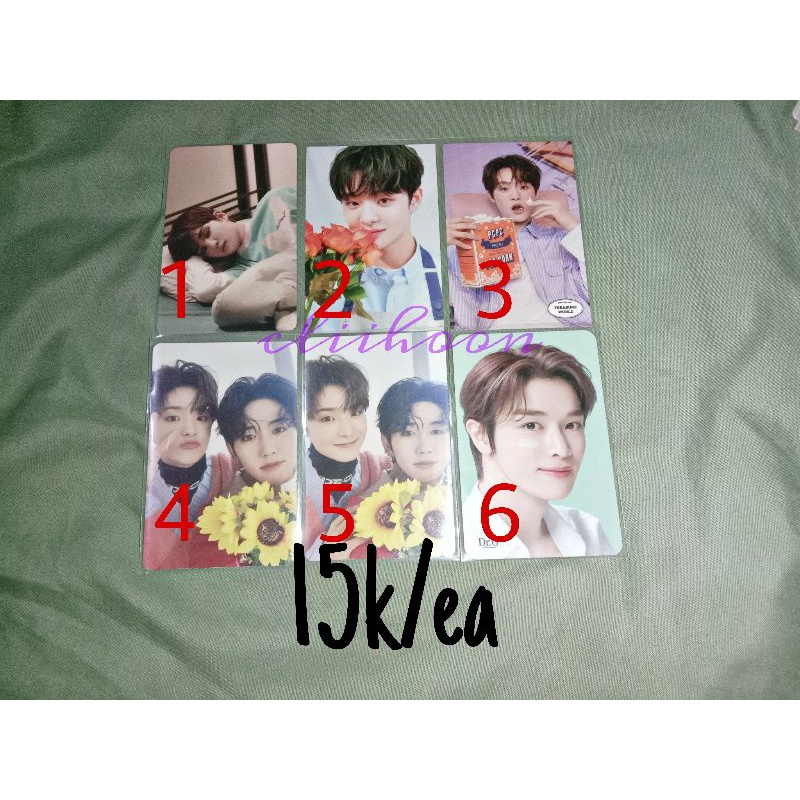 photocard Jihoon treasure hantu Mysterious class binder PC unit mashihoon dan sungchan nct dr g