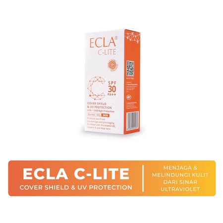 Ecla C-Lite COER SHIELD &amp; UV PROTECTION  SPF 30 Menjaga dan Melindungi Kulit Dari Sinar Ultraviolet