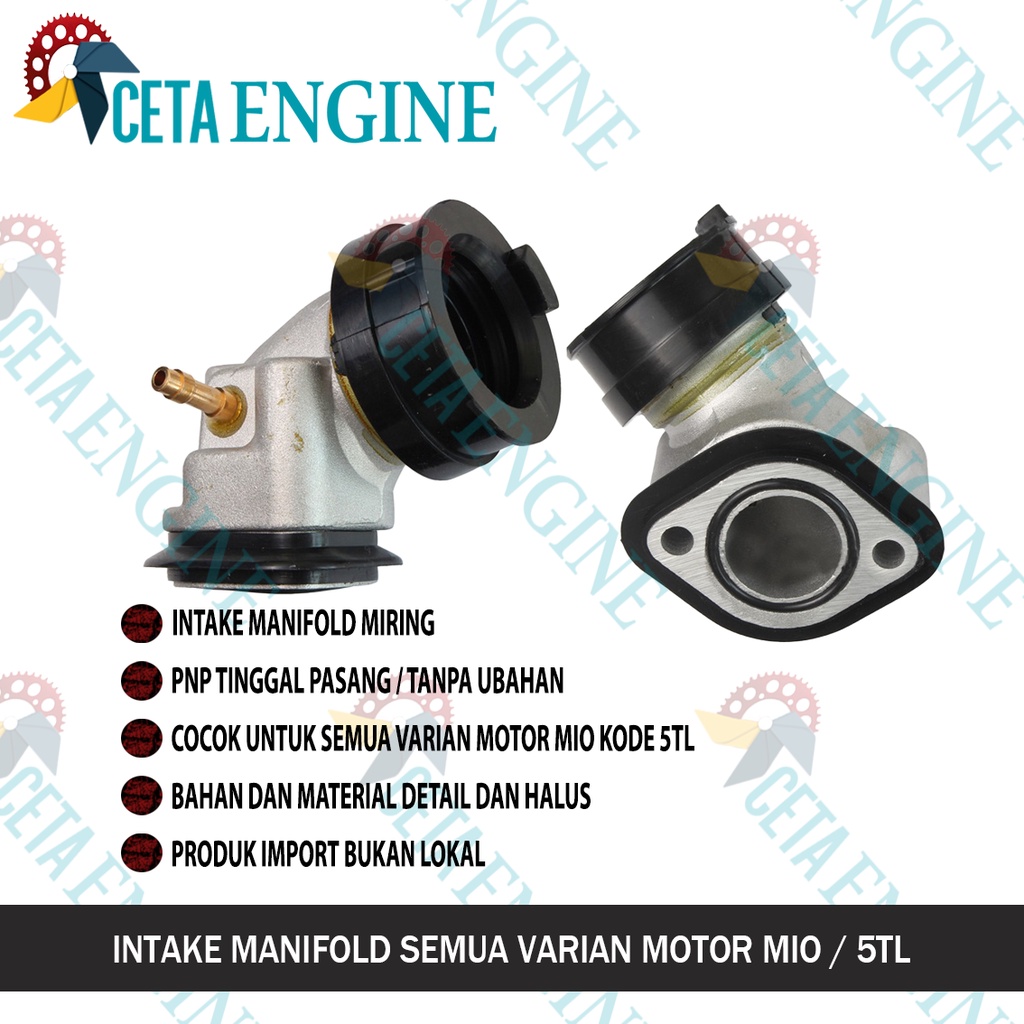 [ BISA COD ] INTAKE MANIFOLD UNTUK SEMUA VARIAN MIO FINO MIO SOUL KARBU STD MIO SOUL MIO SMILE MIO S