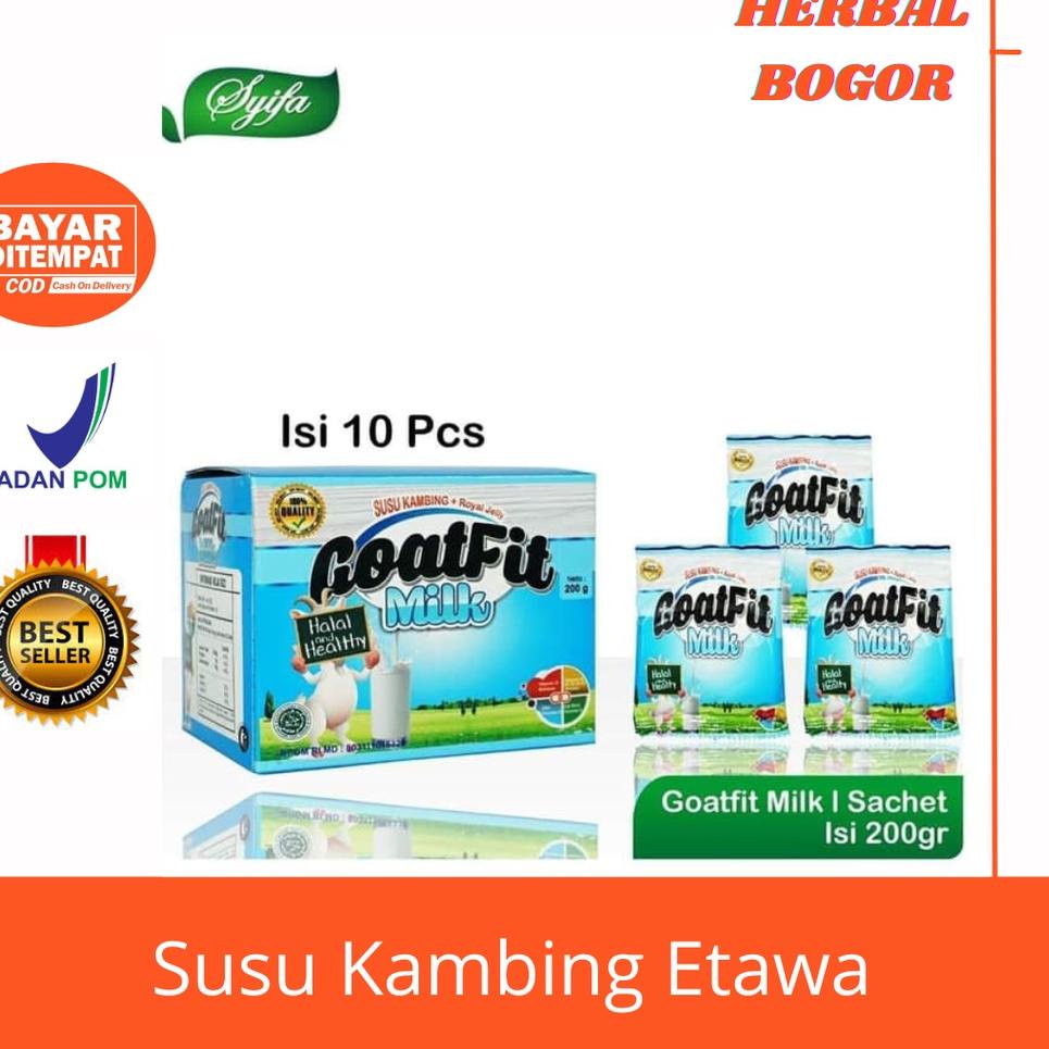 

【F⚡ASH SALE✅】 SUSU KAMBING ETAWA PLUS ROYAL JELL GOATFIT COKLAT ORIGINAL