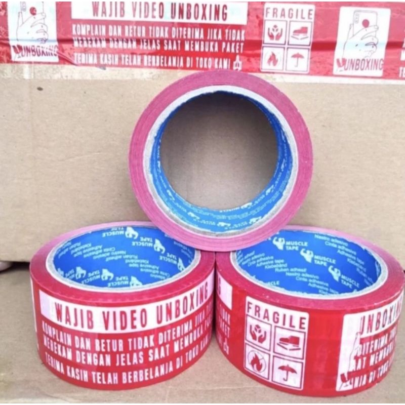 

Lakban Fragile 48mmx 50yard dijamin harga murah