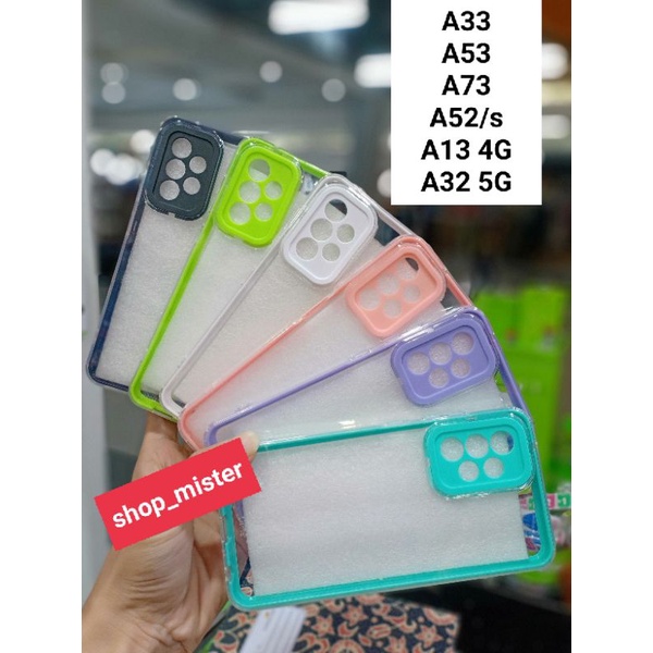 UME Soft Clear Case Fusion 2in1 Samsung A33 A53 A73 A52/A52s A13 4G A32 4G 5G S20 FE S21 FE S23 S23 