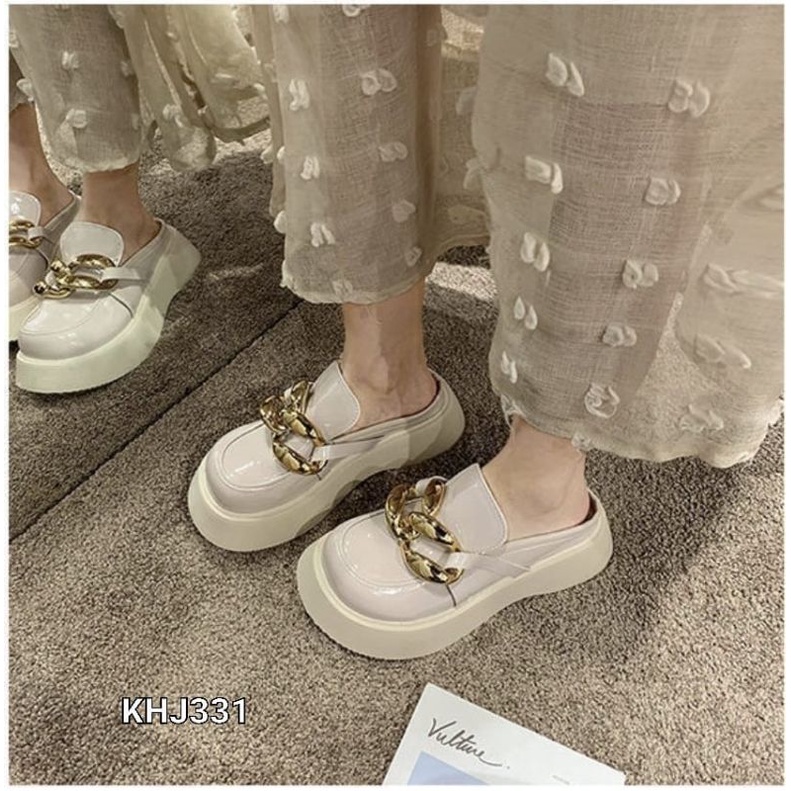 SANDALS SLOP WEDGES BOTTOM SLOP HIKS KOREA KHJ331