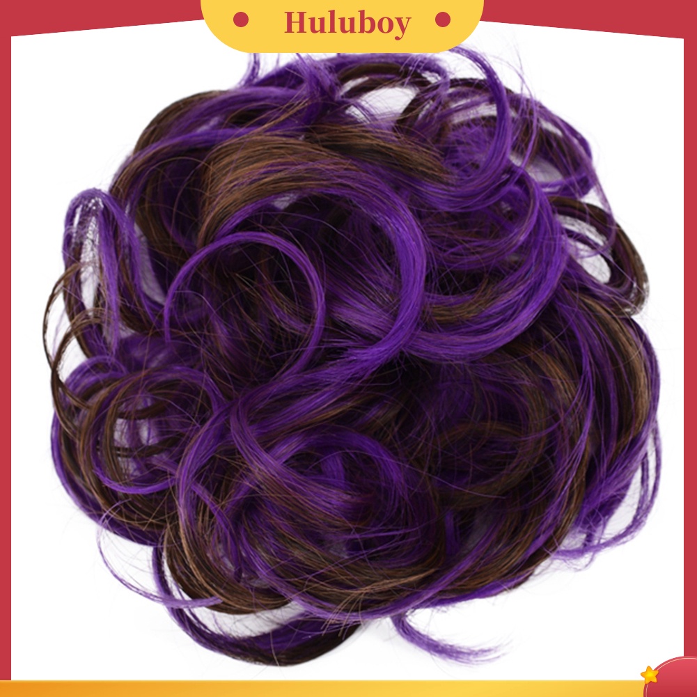 Wig Rambut Ponytail Elastis Model Keriting Untuk Wanita