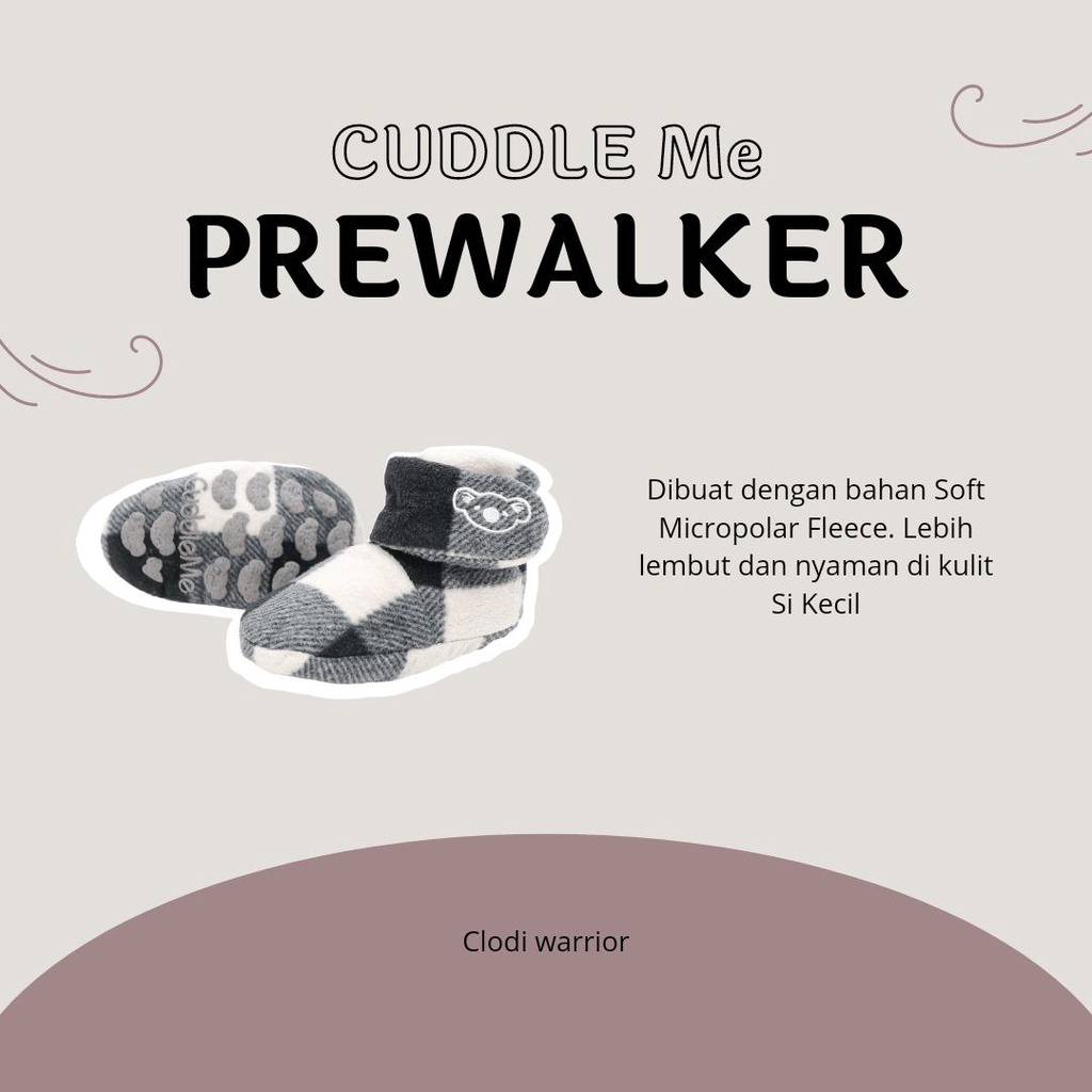 (Bisa COD)  CUDDLE ME prewalker - sepatu bayi 6 bulan - 1 tahun