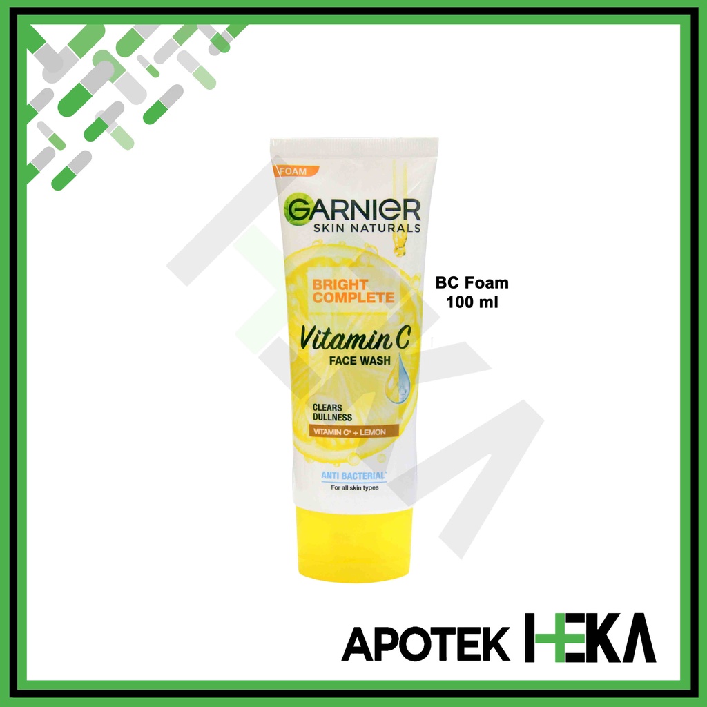 Garnier Facial Foam / Facial Scrub Brightening Complete (SEMARANG)