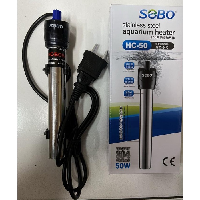 Heater Aquarium Sobo 50 Watt Best Seller