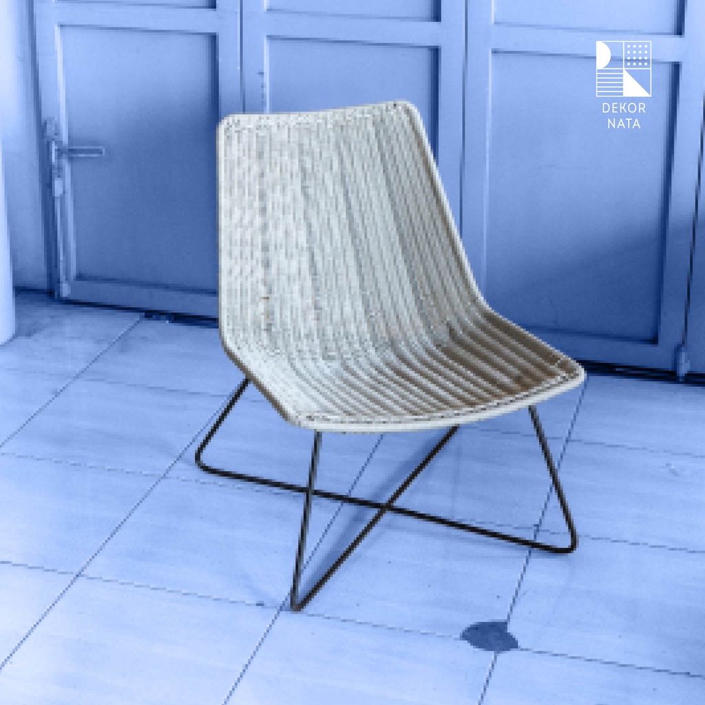 Moana Lounge Chair Rattan / Kursi Malas / Kursi Rotan / Kursi Santai